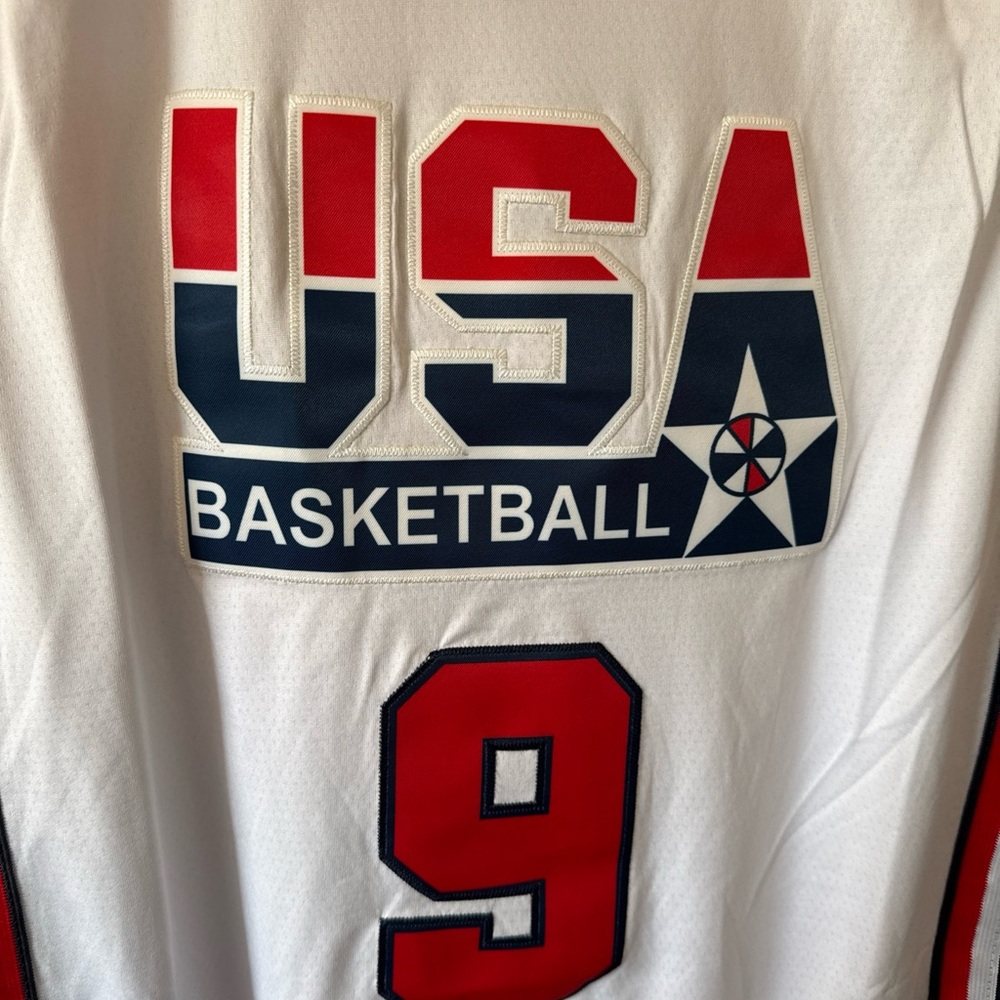 Men’s Mitchell & Ness Michael Jordan #9 1992 Dream Team USA Jersey Sz 48 - NWT - Picture 2 of 6